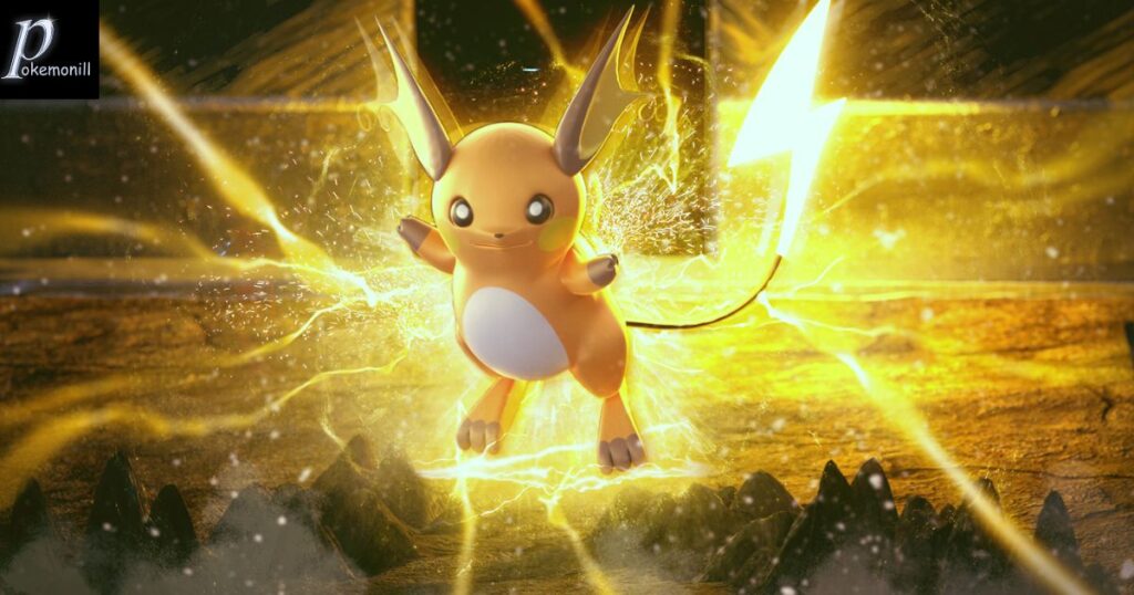 Raichu Pokemon Card Stage 1